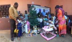 Ceremony of putting up a Christmas Tree and giving Christmas Presents to Orphans and Officials of &quot;The Good Samaritan of Babete&quot; Cameroon – 23rd December 2018